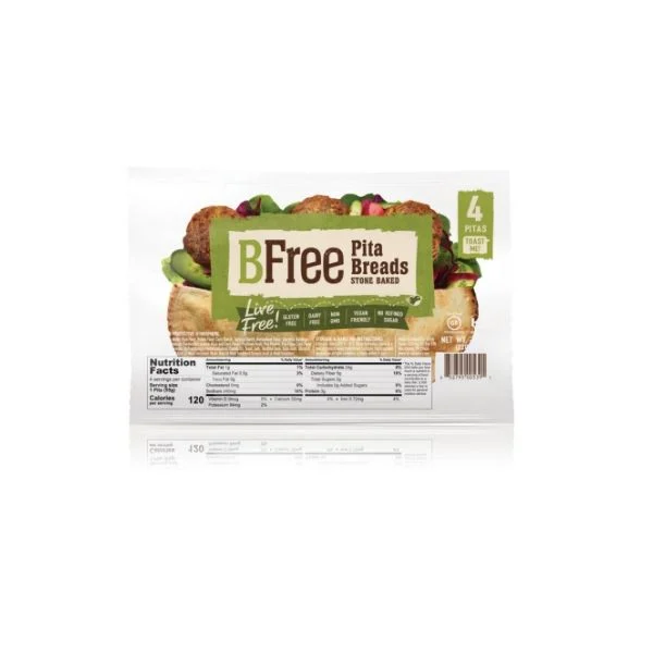 BFree Gluten Free Stone Baked Pita Breads