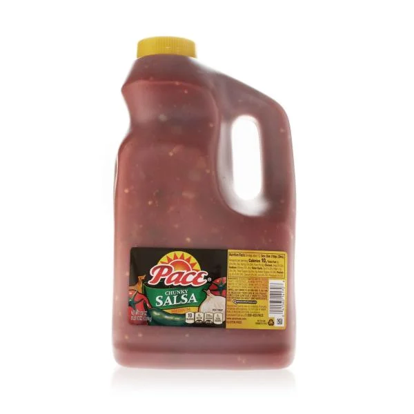 Pace Medium Thick & Chunky Salsa 138 Ounce Size - 4 Per Case.