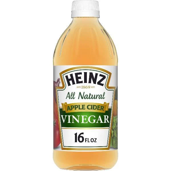Heinz Cider Apple Vinegar, 16 Fluid Ounce - 12 Per Case.