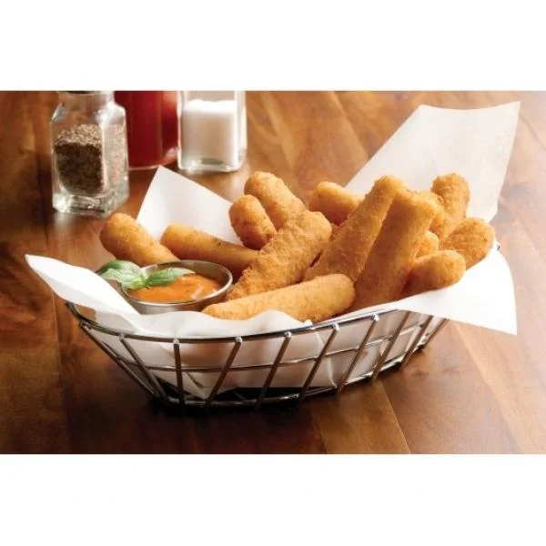 Fred's Breaded Mozzarella Cheese Stick In Bags 4 Pound Each - 6 Per Case.