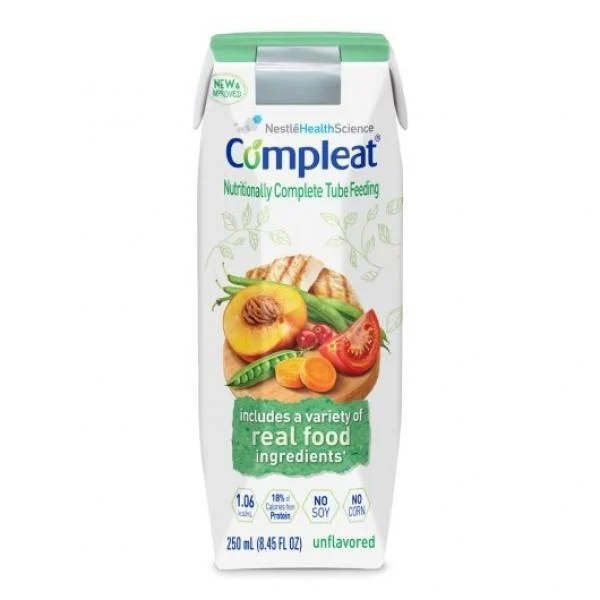 Nestle Compleat Malnutrition Liquid Tube Feeding Formula Xml 8.45 Fluid Ounce - 24 Per Case.