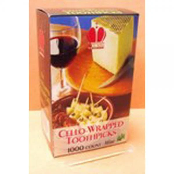 Goldmax Individually Wrapped Cello Mint Toothpick 12 - 1000 Cnt