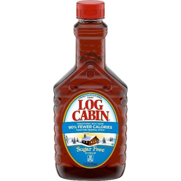 Log Cabin Sugar Free Syrup 12 Fluid Ounce - 12 Per Case.