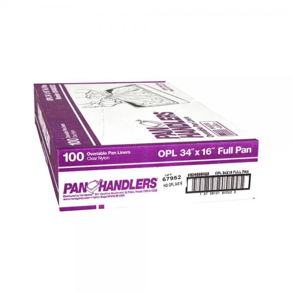 Panhandlers Pan Handlers 34 Inch X 16 Inch Full Size 400 Degree Ovenable Pan Liner 1 - 100 - 100 Ea