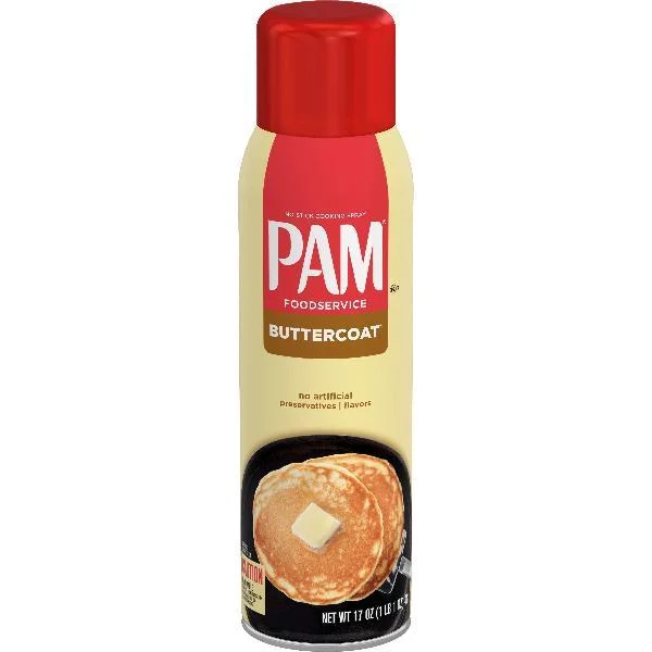 Pam Buttercoat Cooking Spray 17 Ounce Size - 6 Per Case.