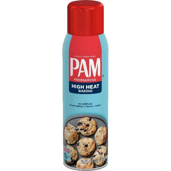 Pam High Heat Baking Spray 17 Ounce Size - 6 Per Case.