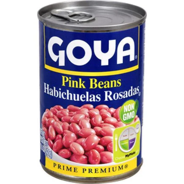 Goya Pink Beans 15.5 Ounce Size - 24 Per Case.