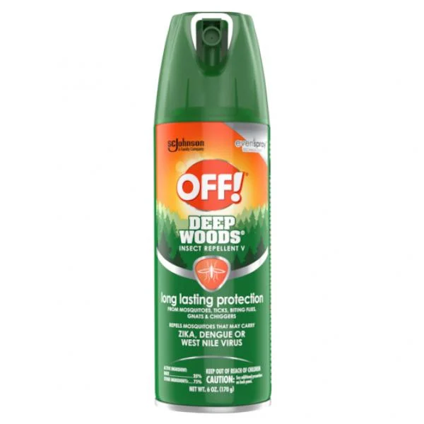 Off Deep Wood Scented Aerosol 12 - 6 Oz