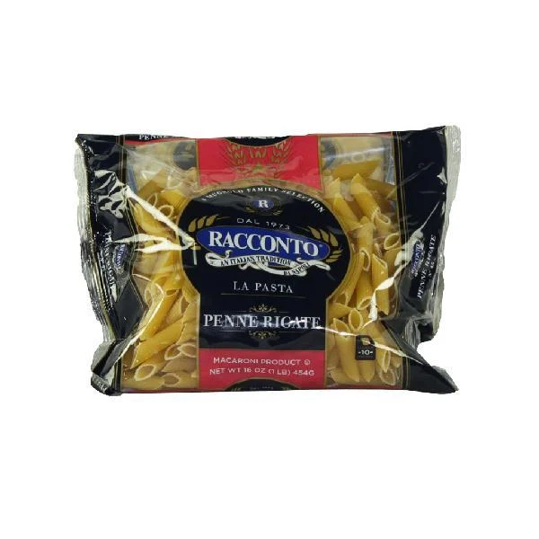 Pasta Penne Rigate Mostaccioli 16 Ounce Size - 20 Per Case.