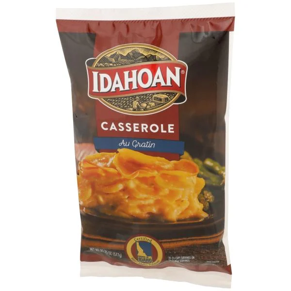 Idahoan Slices Au Gratin Potatoes Hs 20.35 Ounce Size - 12 Per Case.