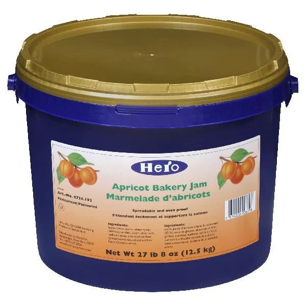 Hero Baking Jam Apricot 27.56 Pound Each - 1 Per Case.