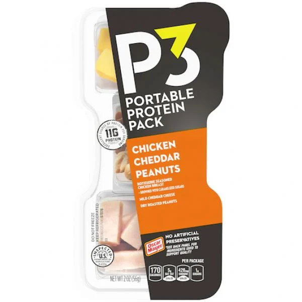 Oscar Mayer P Portable Protein Chicken,cashews, And Monterey Jack, 2 Ounce Size - 10 Per