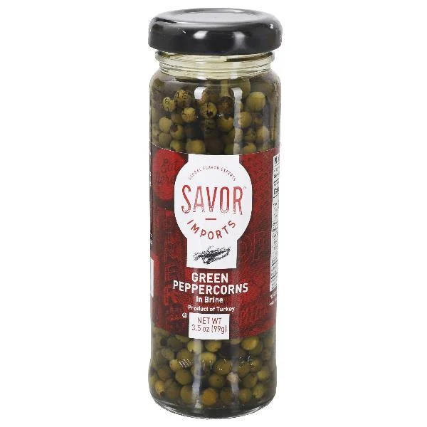Green Peppercorn 3.5 Ounce Size - 12 Per Case.