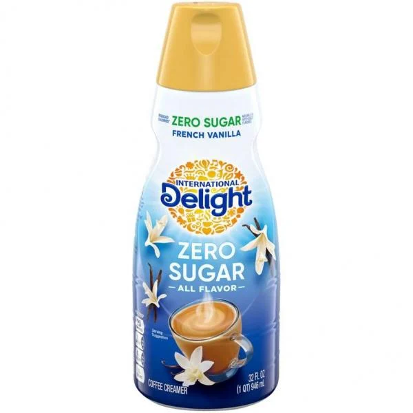 International Delight Sugar Free French Vanilla 32 Fluid Ounce - 6 Per Case.