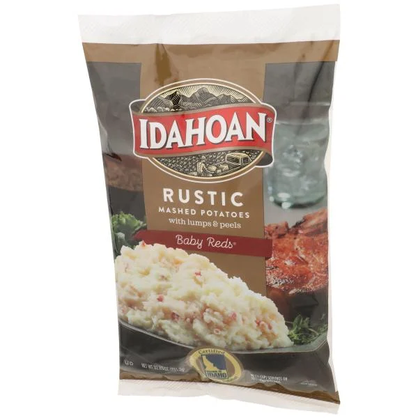 Idahoan Rustic Baby Reds Mashed Potatoes Hs 32.85 Ounce Size - 8 Per Case.