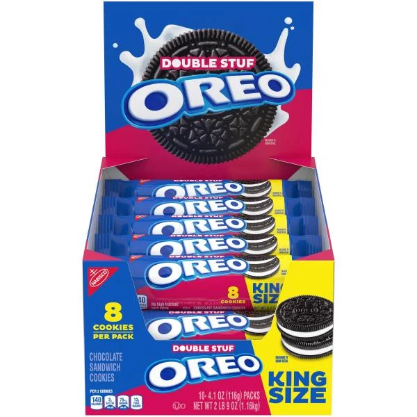 Oreo Double Stuf King Size 4.1 Ounce Size - 20 Per Case.