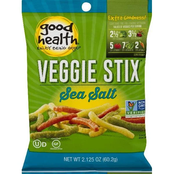 Good Health Veggie Stix 2.125 Ounce Size - 10 Per Case.