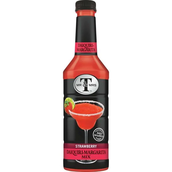 Mr & Mrs T's Strawberry Daiq Margarita 1 Liter - 6 Per Case.