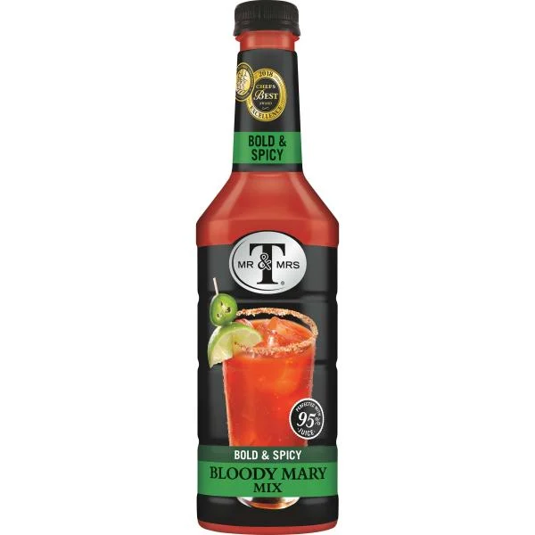 Mr & Mrs T's Bold & Spicy Bloody Mary 1 Liter - 6 Per Case.