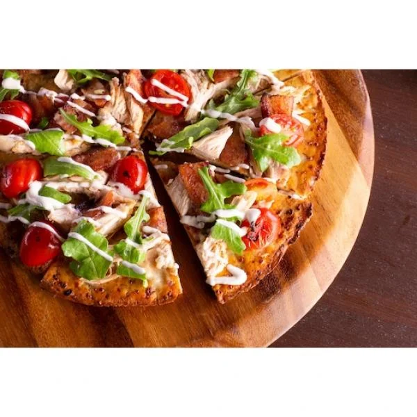 Gluten Free 5 Inch Seasoned Cauliflower Pizza Crust 3.5 Ounce Size - 40 Per Case.