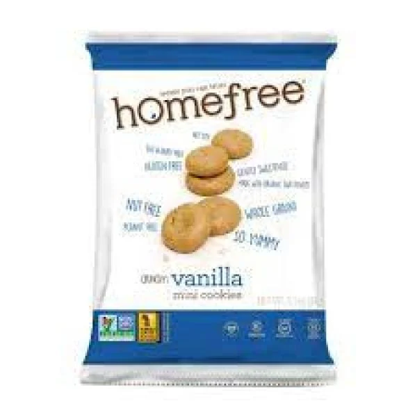 Mini Cookies Mixed Chocolate Ch Double Ch Ch Vanilla Gluten Free 1 Count Packs - 30 Per Case.