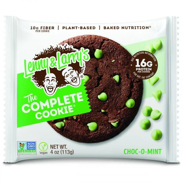 Lenny & Larry's Complete Cookie Chocolate Mintcomplete Cookie 4 Ounce Size - 72 Per Case.