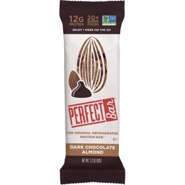 Perfect Bar Dark Chocolate Almond Master 2.2 Ounce Size - 16 Per Case.