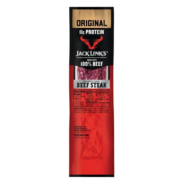 Jack Link's Original Beef Steaks 1 Ounce Size - 144 Per Case.