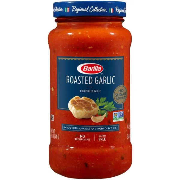 Premium Tomato & Basil Sauce Barilla USA 24 Ounce Size - 8 Per Case.