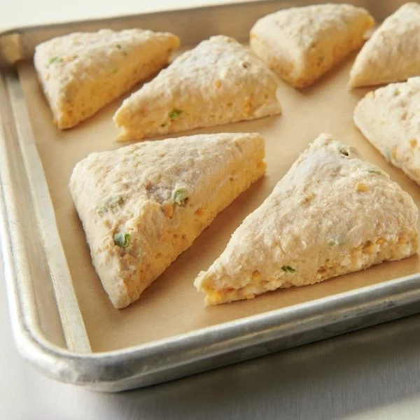 Pillsbury Place & Bake Frozen Scone Dough Jalapeno Cheddar 3.75 Ounce Size - 8 Per Case.