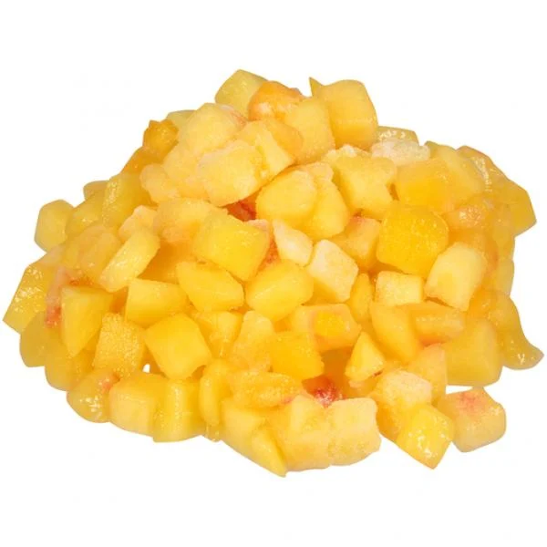 Peach Fr 8 Inch Diced Individual Quick Frozen 30 Pound Each - 1 Per Case.