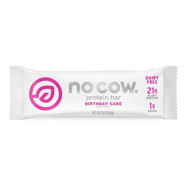 No Cow Birthday Cake Bar 2.12 Ounce Size - 72 Per Case.