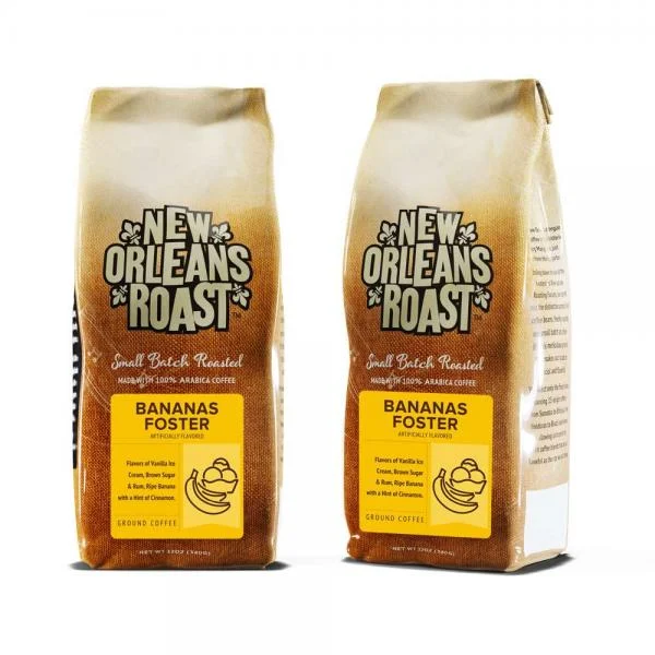 New Orleans Roast Banana Foster 12 Ounce Size - 6 Per Case.