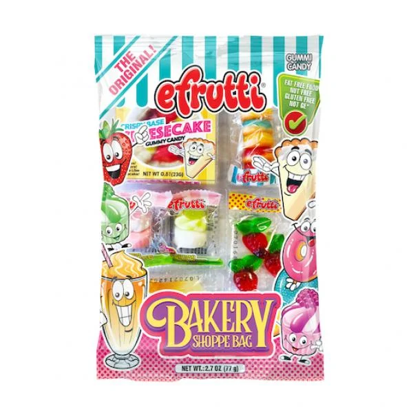 Efrutti Bakery Shoppe Bag 2.7 Ounce Size - 12 Per Case.