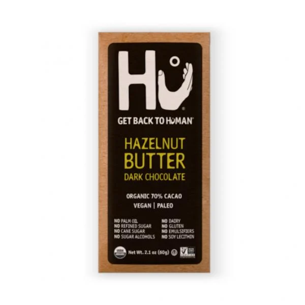 Hu Hazelnut Butter Bar 2.1 Ounce Size - 24 Per Case.