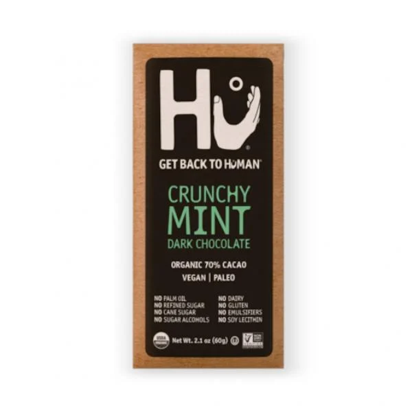 Hu Crunchy Mint Bar 2.1 Ounce Size - 24 Per Case.
