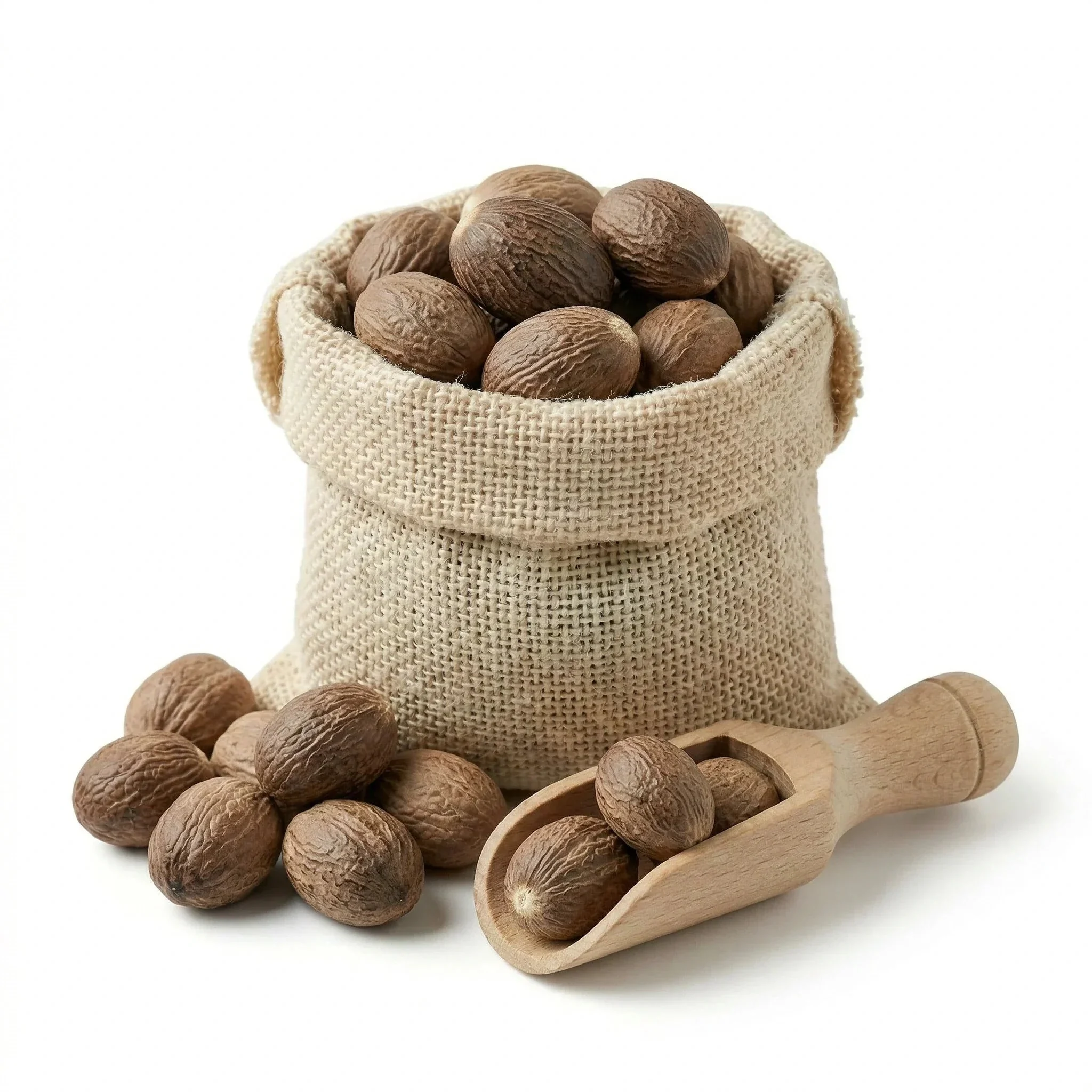 Whole Nutmeg 20lb Premium Quality | Ideal for Cooking, Baking & Spice Blends