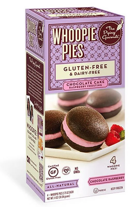 Piping Gourmet Gluten Free Whoopie Pies- Chocolate Rasp.