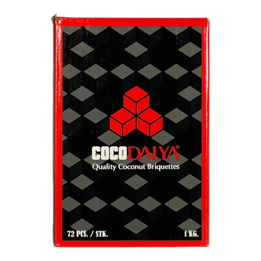 Coco Dalya Quality Coconut Briquettes 72 pieces