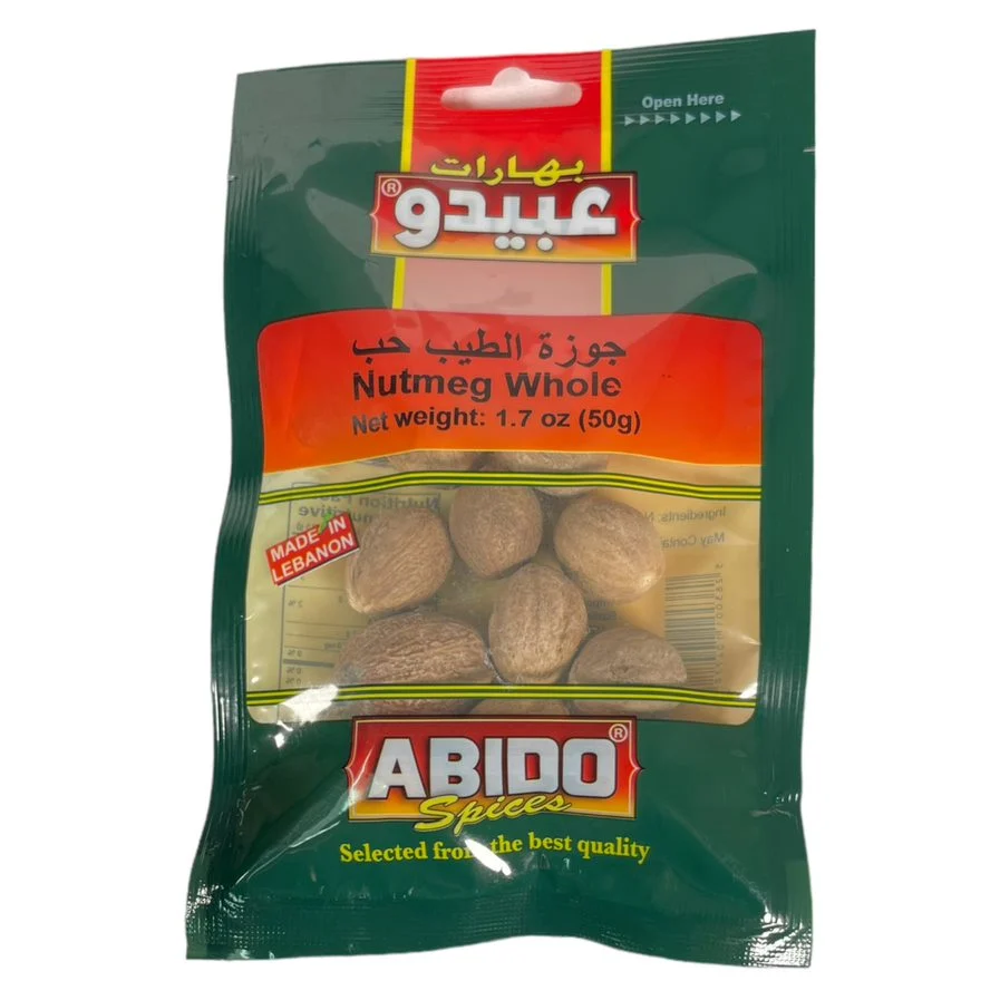 Abido Nutmeg Whole 50 GM