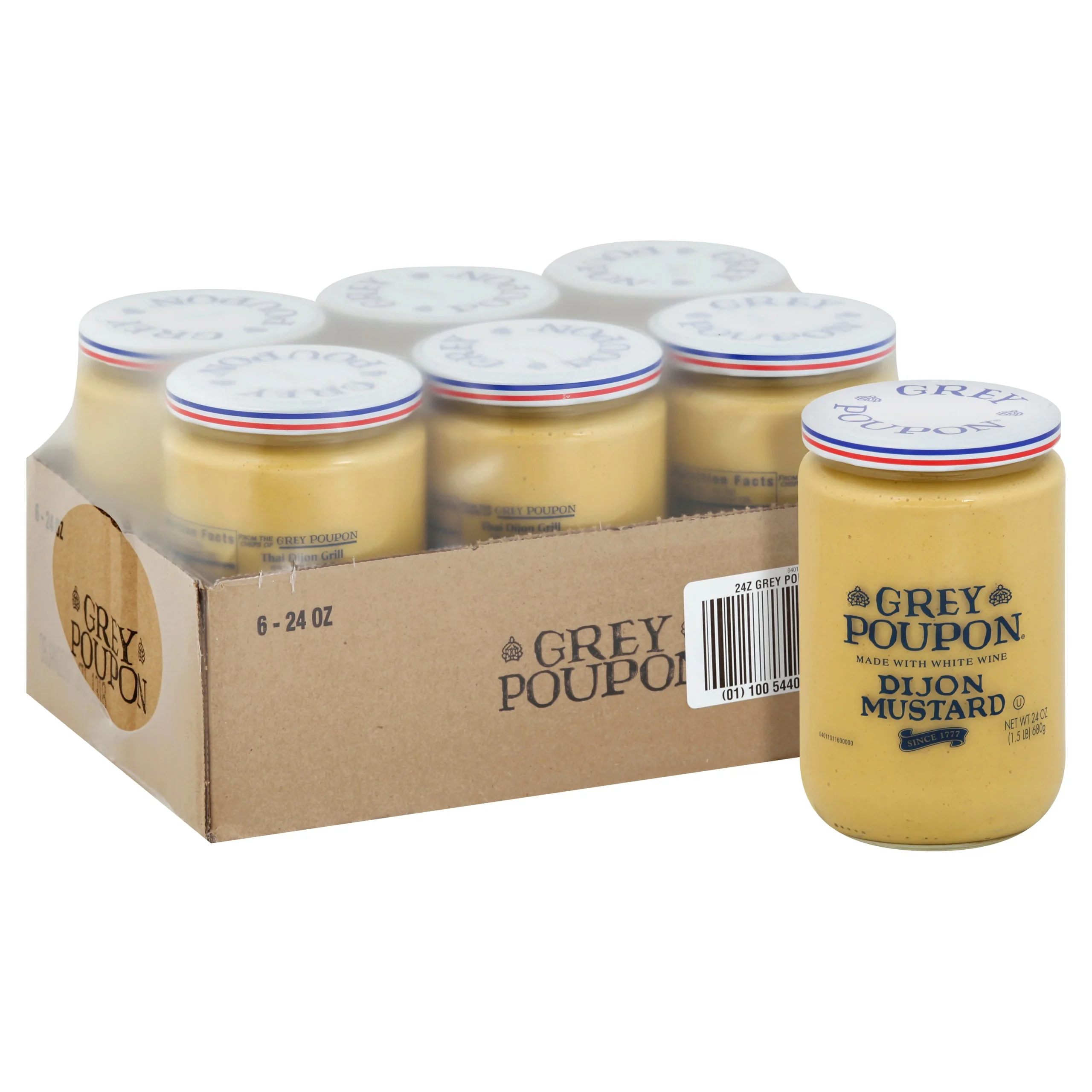 Grey Poupon Dijon Mustard 6Casepack 24 Jars
