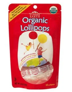 Yummy Earth Organic Fruit Lollipops - Assorted